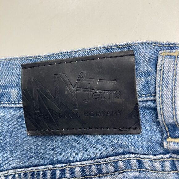 NEW YORK & COMPANY Women’s Jeans Blue Size 8 Slouch Average Inseam 29.5 - Picture 10 of 10